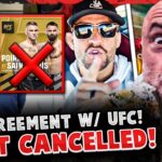 BREAKING: Dustin Poirier fight CANCELLED over DISAGREEMENT w/ UFC! Joe Rogan HATES BMF TITLE FIGHT!