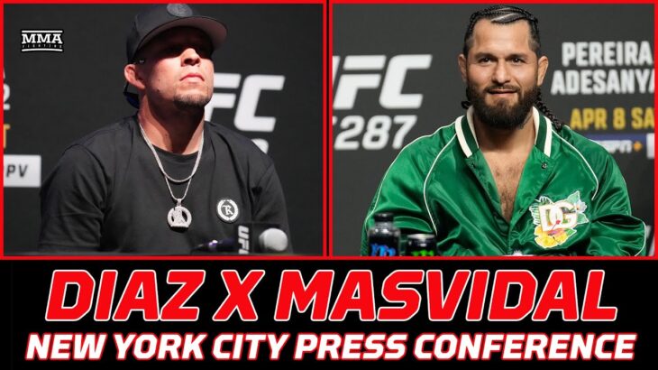 Nate Diaz vs. Jorge Masvidal New York Press Conference LIVE Stream | MMA Fighting