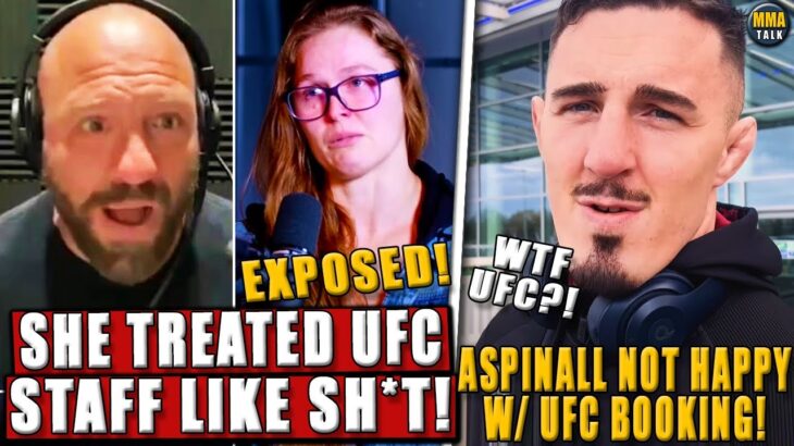 Ronda Rousey BRUT4LLY EXPOSED by former UFC commentator! Aspinall NOT HAPPY w/ UFC 304 start time!