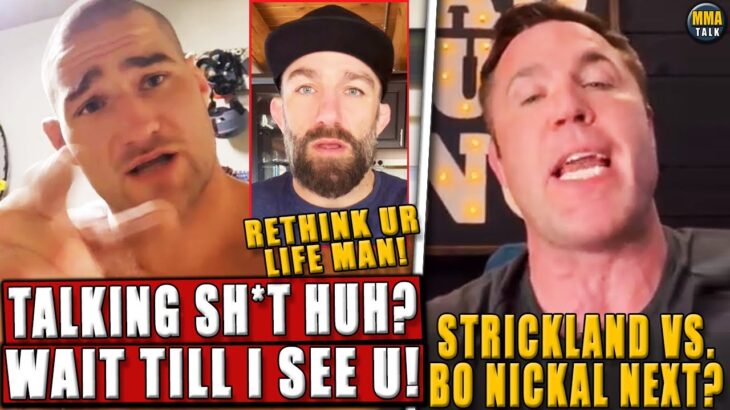 Sean Strickland THREATENS to slap Michael Chiesa! O’Malley on Strickland’s mental health issues!